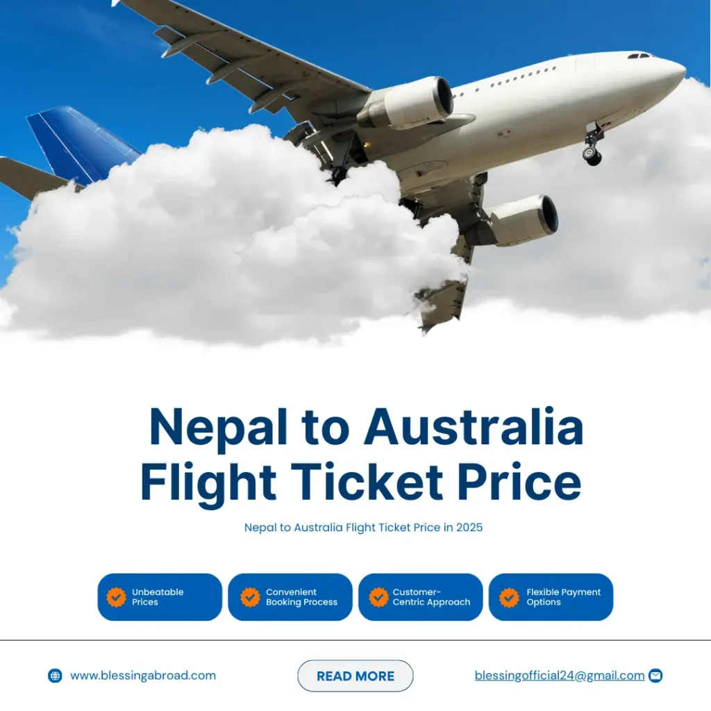 Nepal to Australia Flight Ticket Price