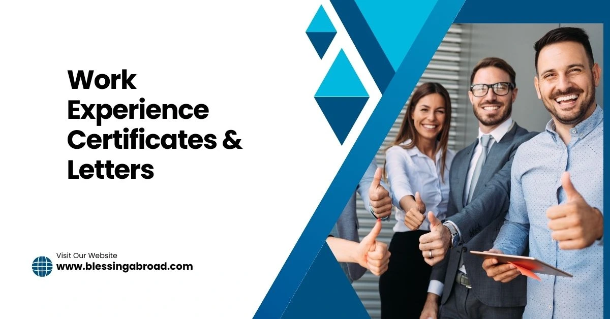 Work Experience Certificates & Letters