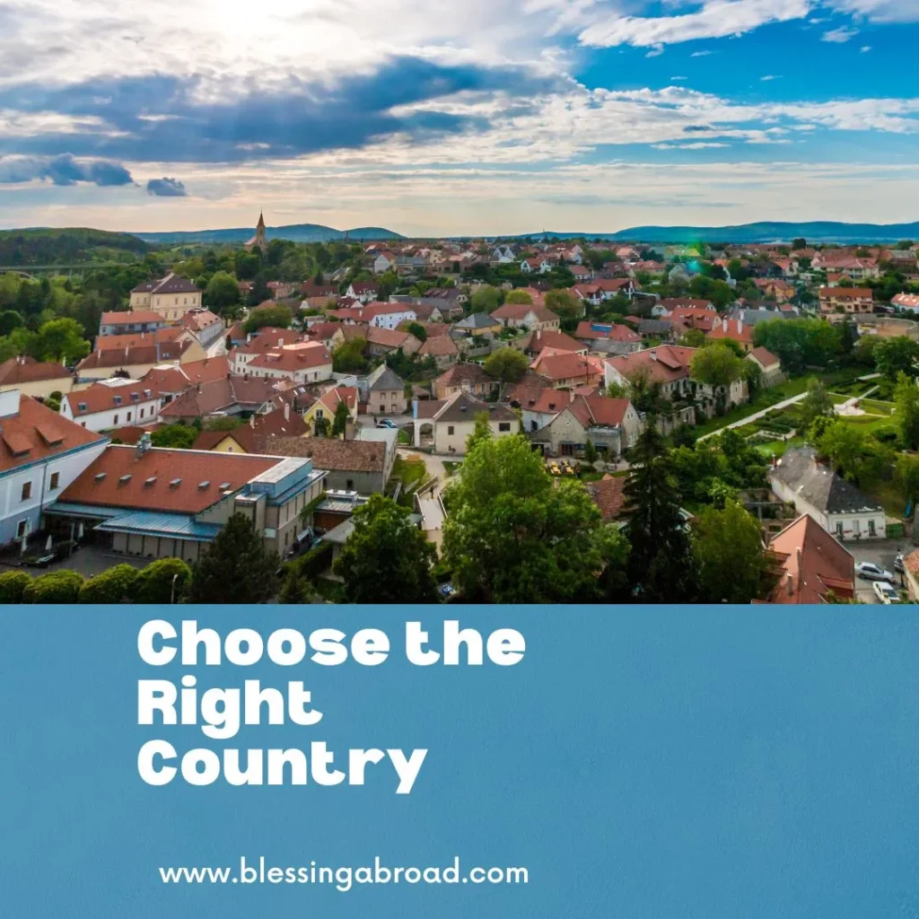 Choose the Right Country