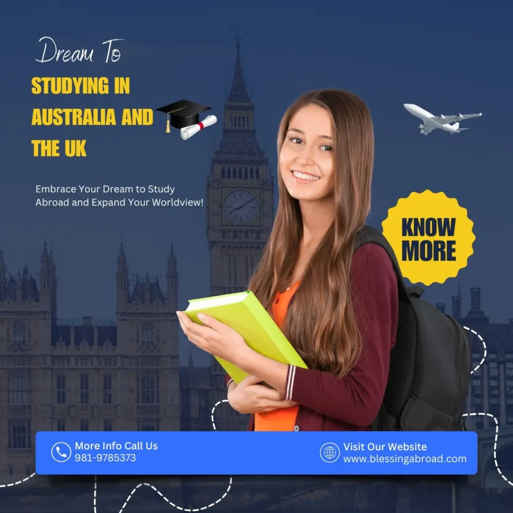studying in Australia and the UK