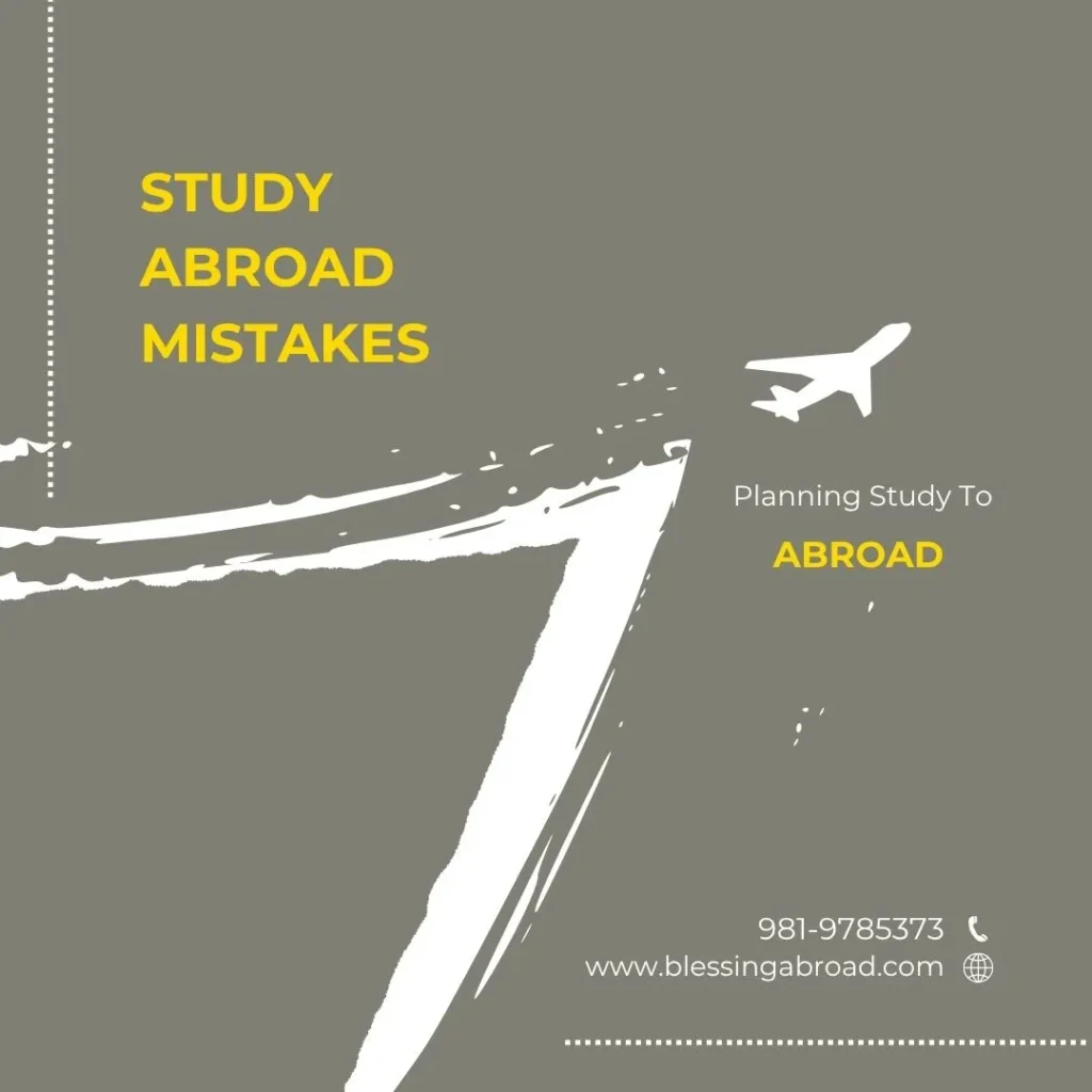 Study Abroad Mistakes